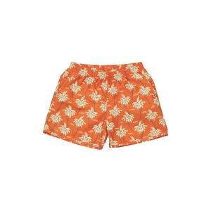 NEW SUN CHILD boy's guapi retropalm swim trunks in orange